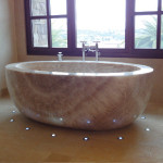 stone bath tub