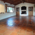 interior pavers wax before and after